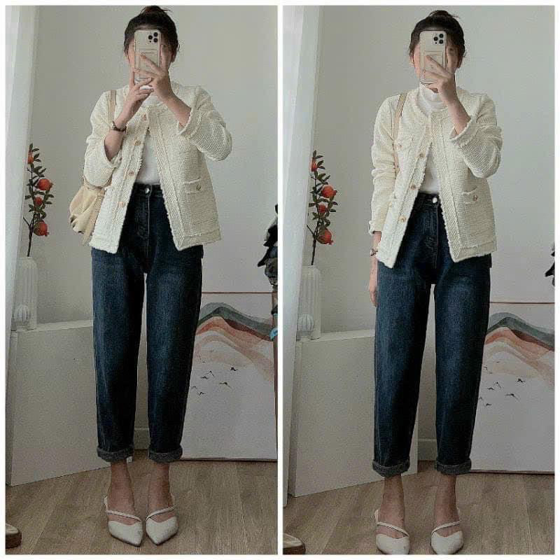 ÁO KHOÁC DẠ TUA 4 TUI TAG MI.SI