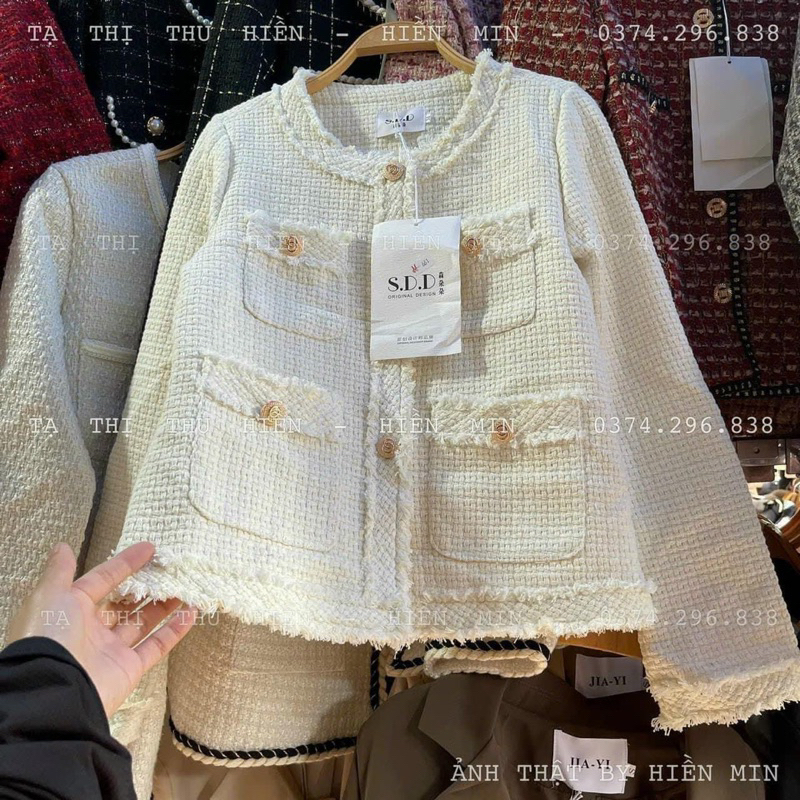 ÁO KHOÁC DẠ TUA 4 TUI TAG MI.SI