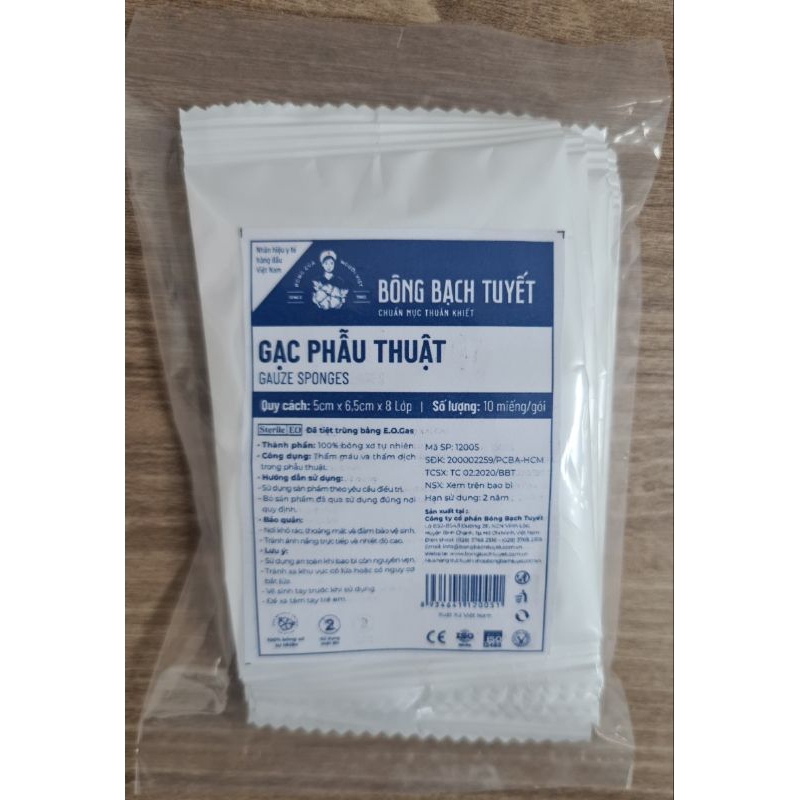 Gạc phẫu thuật BẠCH TUYẾT