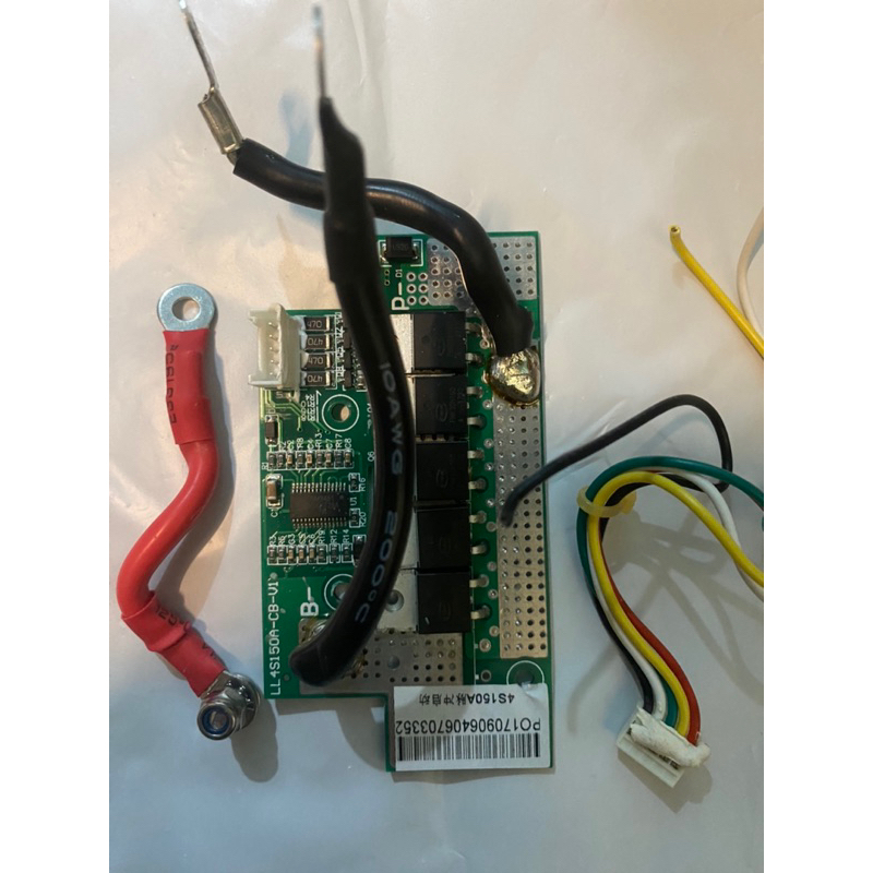 Mạch BMS pin lithium Li-ion 4S 14.6V lắp bình acquy xe máy dòng xả 150A