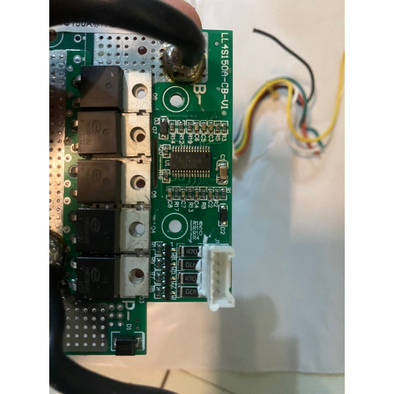 Mạch BMS pin lithium Li-ion 4S 14.6V lắp bình acquy xe máy dòng xả 150A