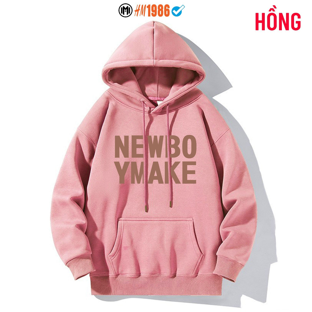 Áo hoodie có mũ unisex nỉ bông dày dặn dáng oversize deliz mặc đôi nam nữ form rộng kiểu dáng hàn quốc HM1986 HD115