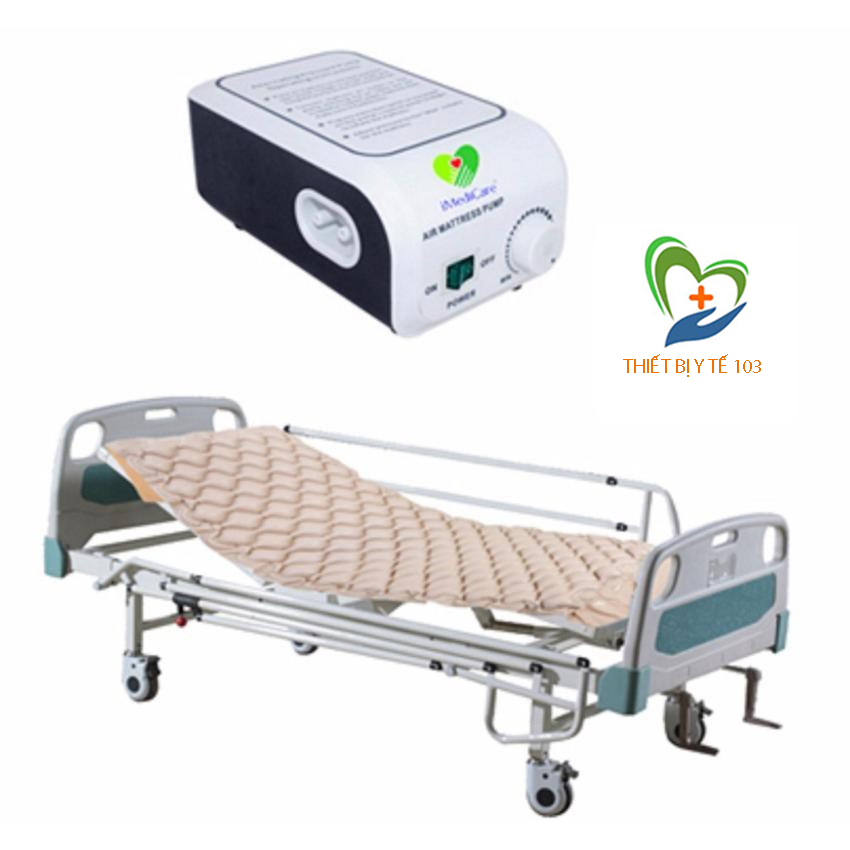 Đệm hơi chống loét Medical cao cấp, nệm cho người già bị liệt giường - giúp cho bệnh nhân nằm lâu, yếu liệt không bị loé