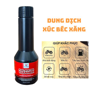  Phụ Gia Súc Béc Xăng Xe máy MAXLUBE Làm Sạch Cặn Cacbon Buồng Đốt Kim Phun Van Nạp Xả Nhập USA 