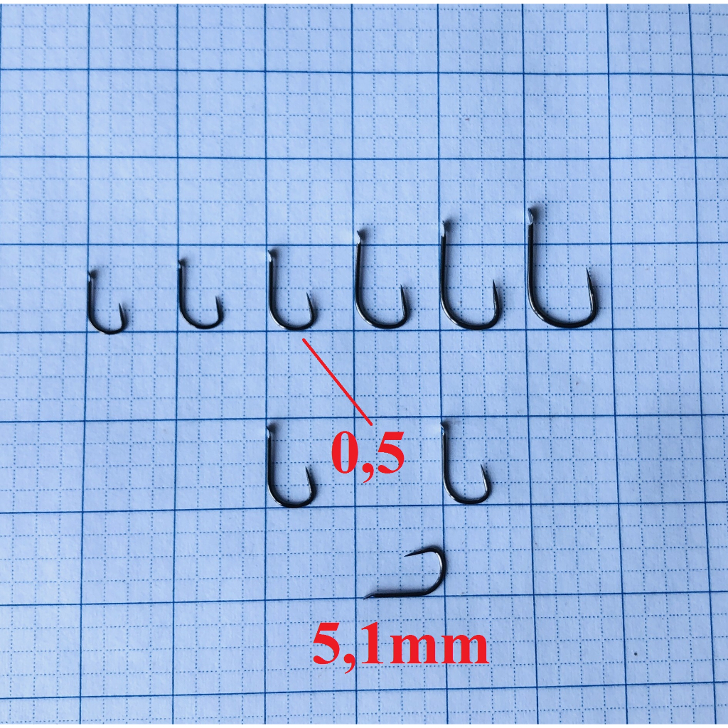 200 Lưỡi câu cá Rô, Chép, Diếc siêu cường, không ngạnh