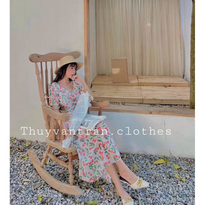 ĐẦM TƠ HOA MAXI - KÈM ẢNH THẬT