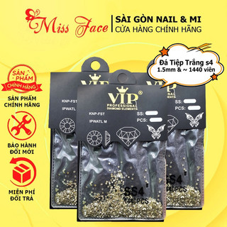 Đá Tiệp đính móng chân vàng 7 màu lẻ size