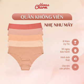 Quần lót nữ đúc su không viền VenusCharm fullsize dáng vát mông sexy VN23