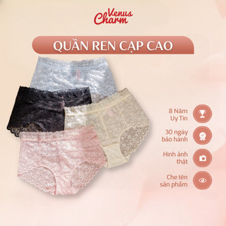 Quần lót nữ cạp cao ren gợi cảm quyến rũ Venus Charm 09122