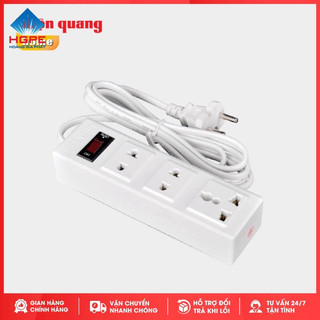 Ổ cắm điện quang 3 lỗ, 6 lỗ dây 5m