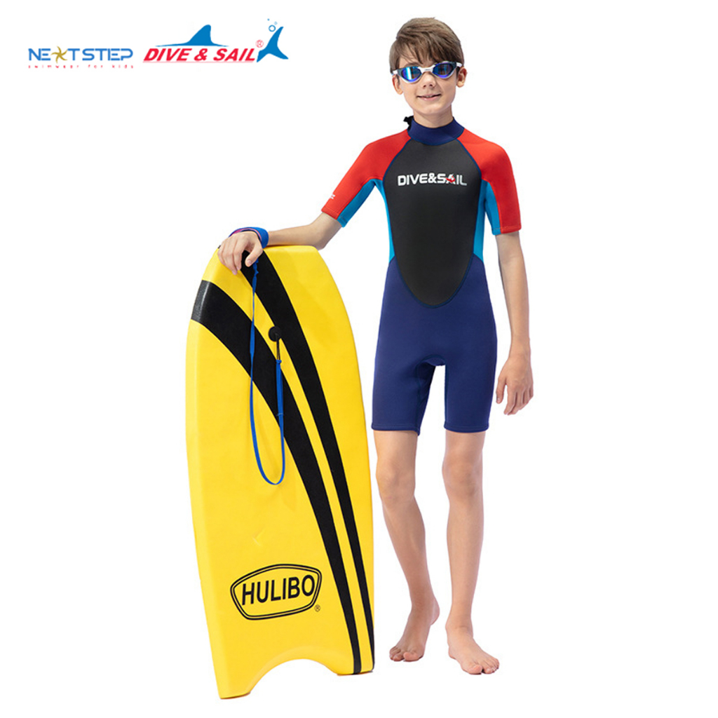 Đồ bơi giữ nhiệt chống nắng chống thấm nước chất liệu cao su Neoprene dày 2.5mm mẫu UNISEX size từ 27kg đến 55kg
