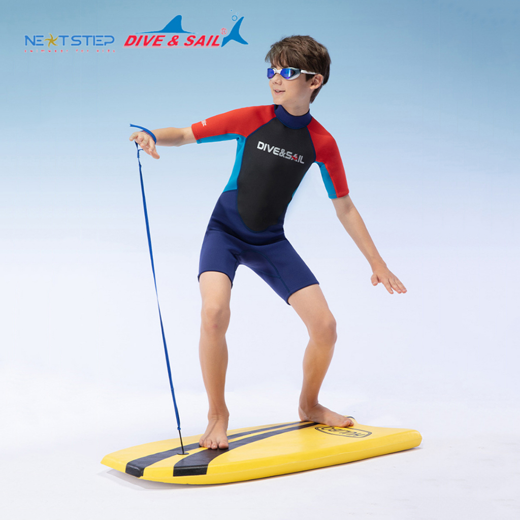 Đồ bơi giữ nhiệt chống nắng chống thấm nước chất liệu cao su Neoprene dày 2.5mm mẫu UNISEX size từ 27kg đến 55kg