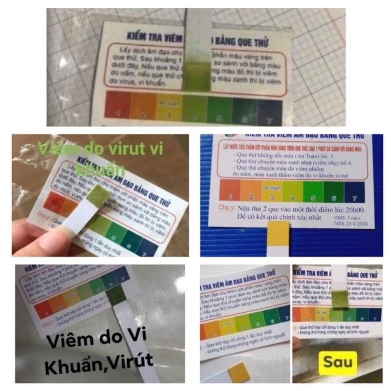 Que thử viêm phụ khoa