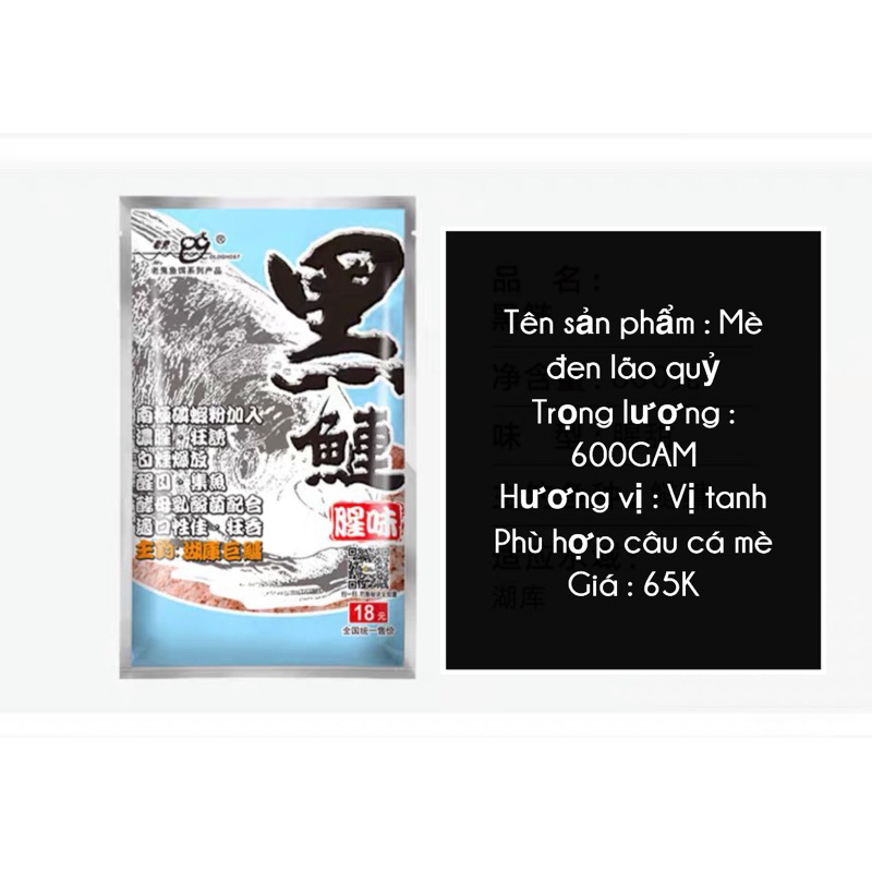 MỒI CÂU CÁ MÈ LÃO QUỶ 600GAM