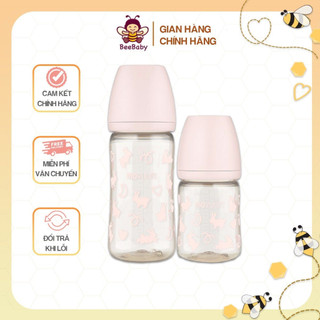 Bình sữa Moyuum 170ml/270ml Hàn Quốc Thỏ Hồng chính hãng