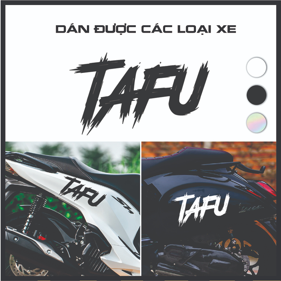 Tem dán xe decal logo sticker Race, Tafu, SH, Race 2k, South Vietnam Cooter Team