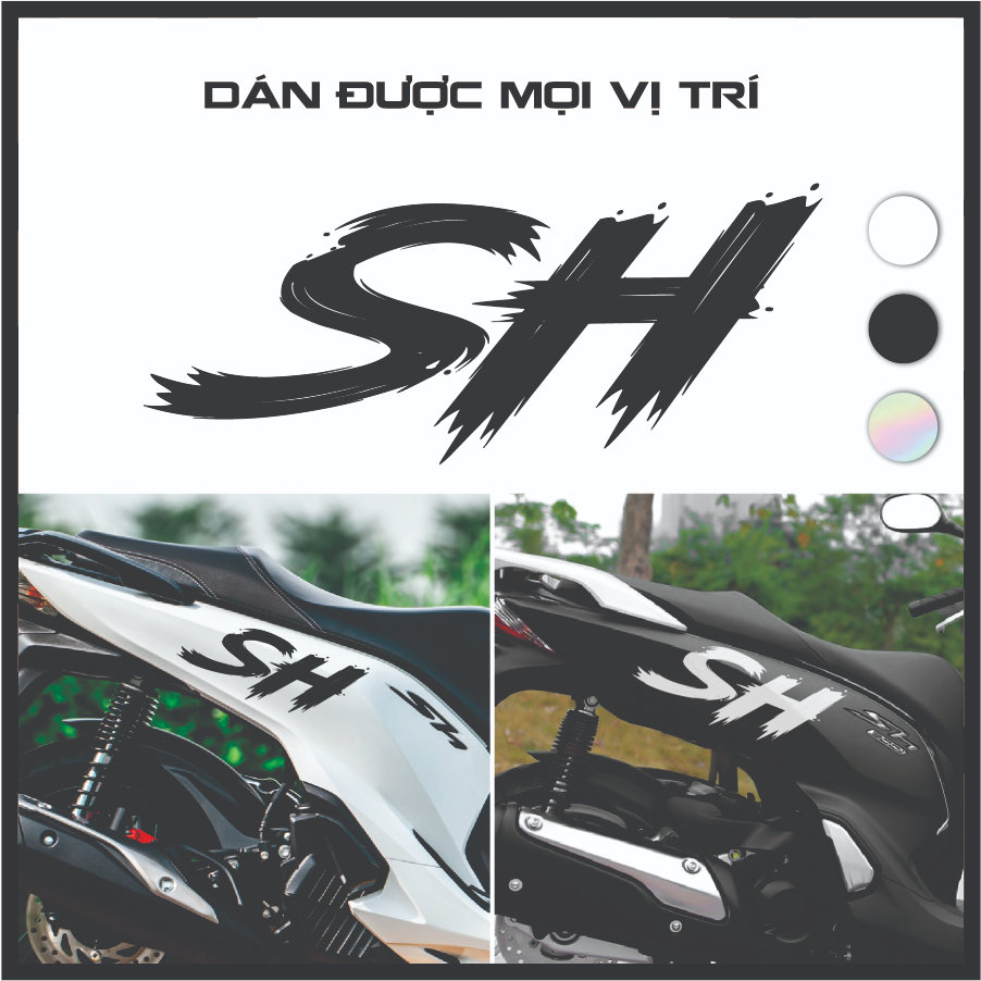 Tem dán xe decal logo sticker Race, Tafu, SH, Race 2k, South Vietnam Cooter Team