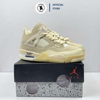 Giày Air Jordan 4 Off-White Sail ( Da Phấn ) CV9388-100 - Fullbox Bản BEST QUALITY  - Kèm 3 dây phụ
