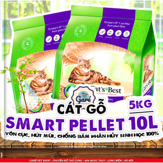 10L - Cát gỗ hữu cơ Smart Pellets Cat's Best cát Đức dành cho Mèo lông dài - Cat's Best Smart Pellets Litter for Cats
