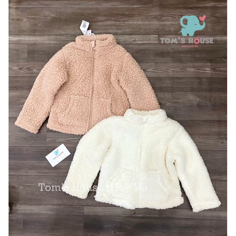 Áo khoác lông bé gái