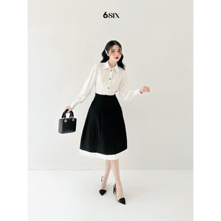 [6SIX closet] Áo sơ mi lụa KIA trơn