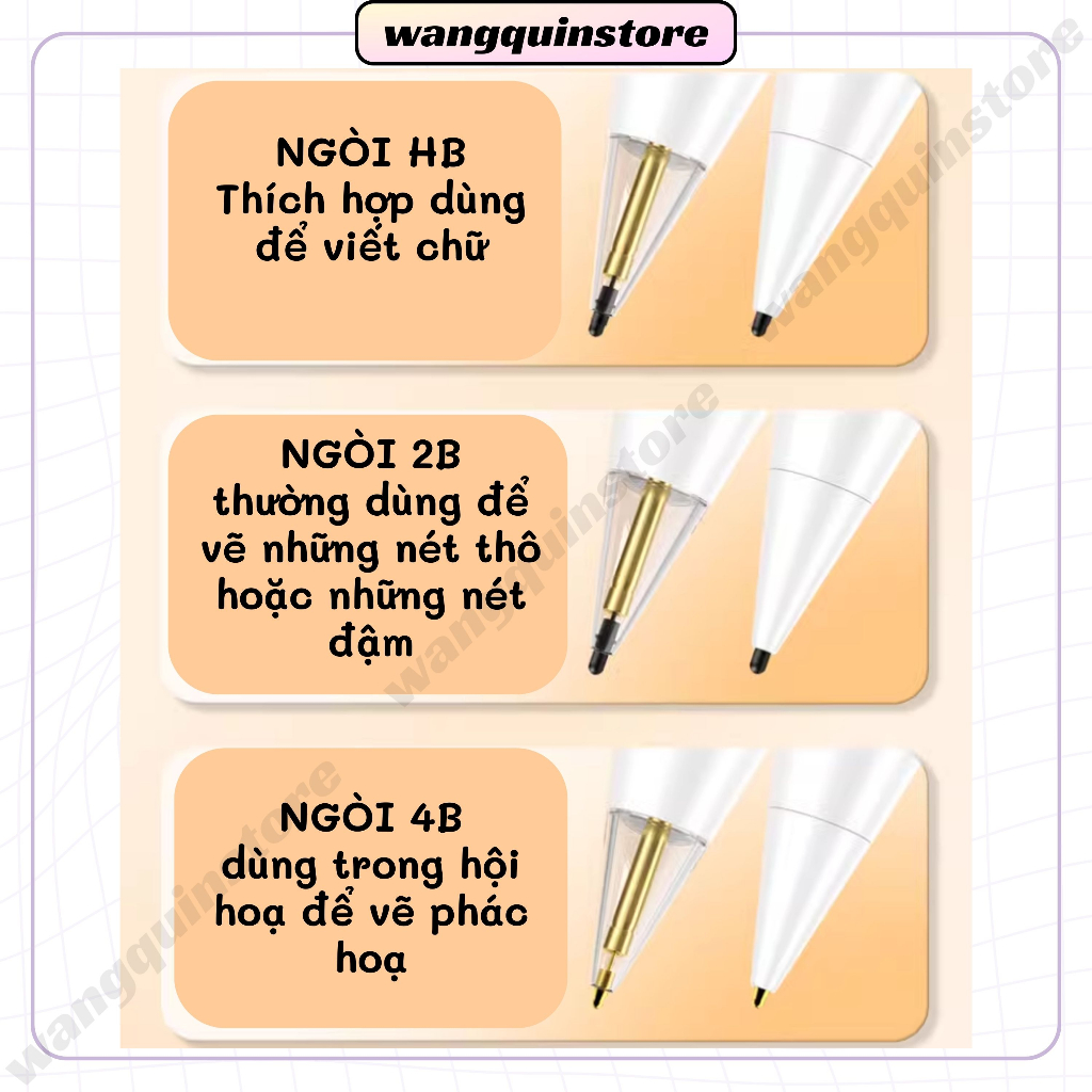Đầu ngòi bút thay thế loại cao cấp cho bút Apple Pencil 1 và 2, ngòi bút gốc kim loại thế hệ 2024 chống ồn chống mòn