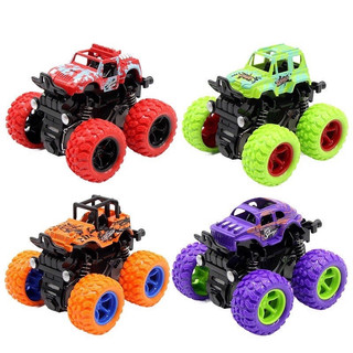 Ô Tô Đồ Chơi Địa Hình Chạy Đà GenKids - Xe Địa Hình Nhào Lộn Nhiều Màu Sắc Cho Bé Trai, Bé Gái