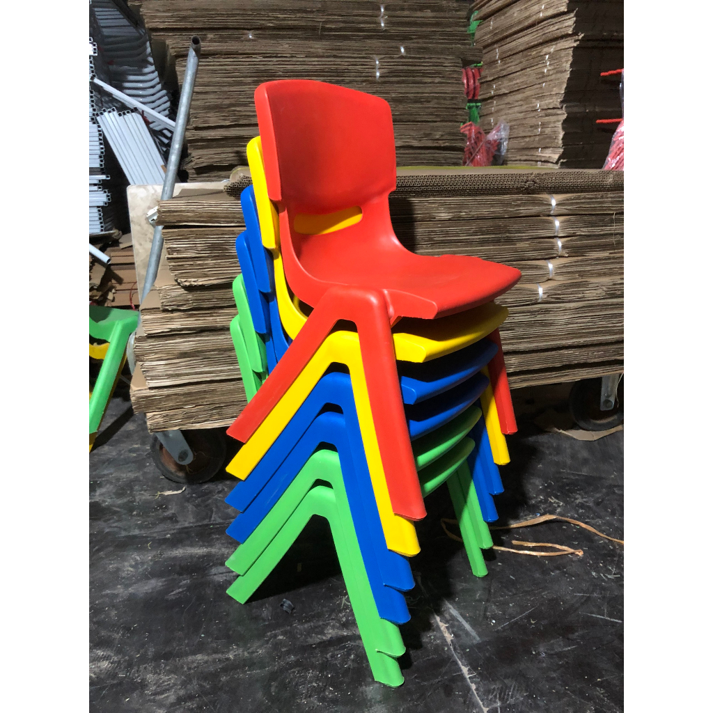 Bộ bàn học chân cao 50cm mặt rộng 50/70 cm kèm ghế nhựa đúc