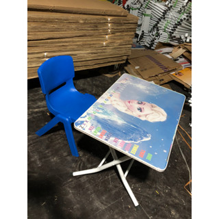 Bàn bộ học sinh gấp gọn 40x60 CHÂN CAO 50cm kèm ghế nhựa đúc chắc chắn (Giá xưởng)