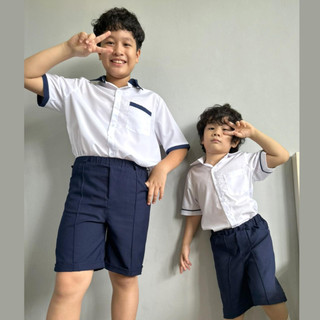 Bộ quần áo học sinh cho bé trai ngoại cỡ Jadiny (lựa chọn mua áo riêng, quần riêng)