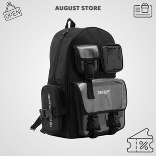 Balo Degrey Basic Trong Suốt Nam, Nữ Chống Thấm Nước BL70 - Balo August