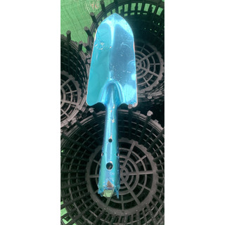 Xẻng làm vườn inox, xẻng thép trắng cầm tay, xẻng inox cầm tay mini