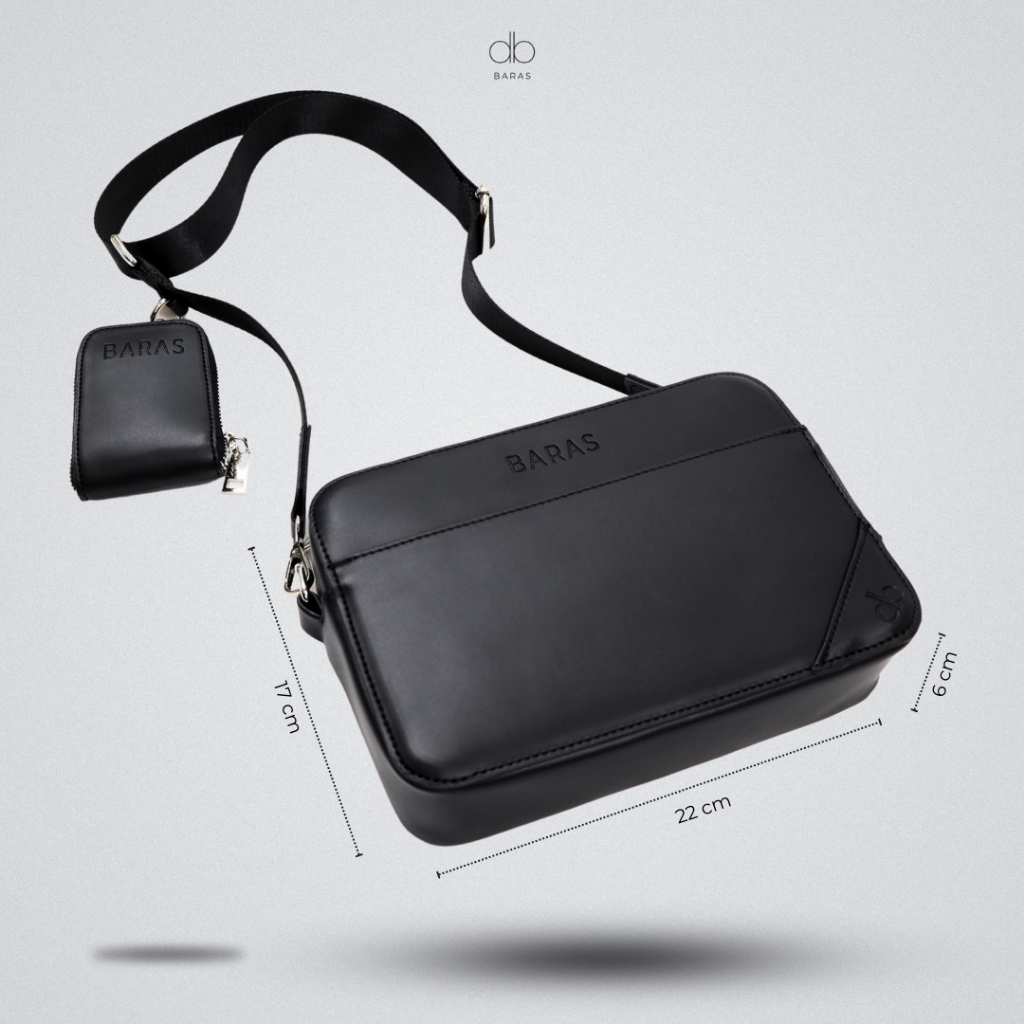 Túi đeo chéo da nam - Jackson Bag - BARAS VIETNAM - Túi đeo chéo thời trang