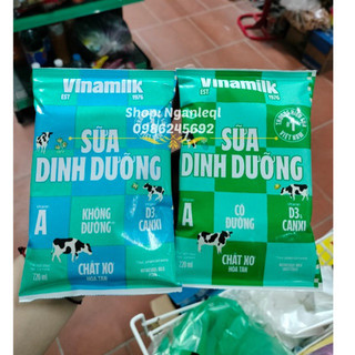 (5 Bịch) Vinamilk 220ml (Bao bì Mới Nhất Của Công Ty)