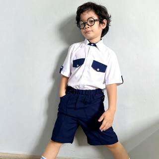 Quần ngắn đồng phục học sinh nam, chất liệu cao cấp, thoáng mát, thoải mái vận động ở trường Jadiny