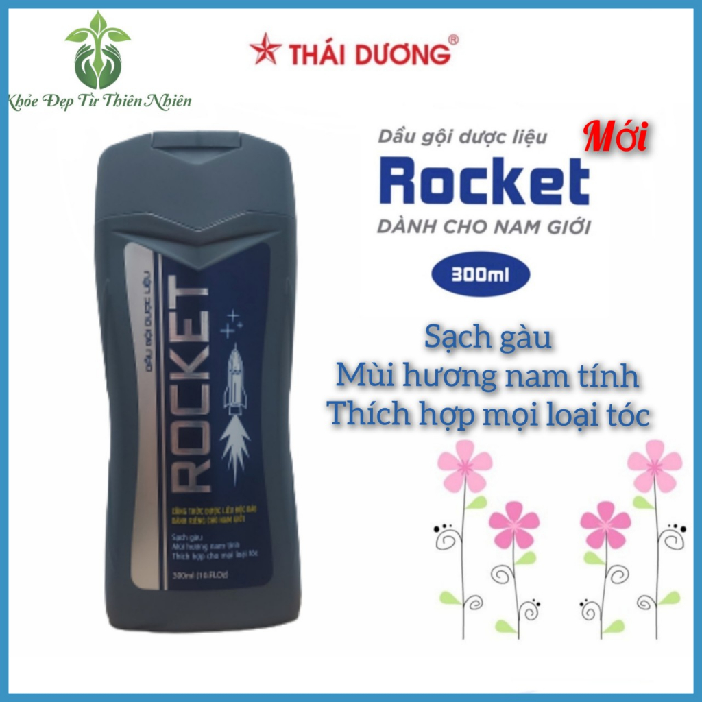 DẦU GỘI ROCKET _ SAO THÁI DƯƠNG, NGĂN NGỪA RỤNG TÓC, GÀU NGỨA