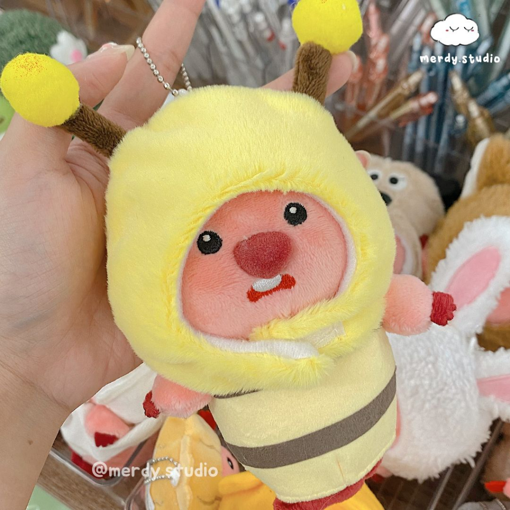 Móc khoá hải ly Loopy gia tộc nhiều mũ siêu mềm