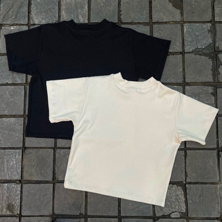 Áo thun gân basic Alkyne Croptop