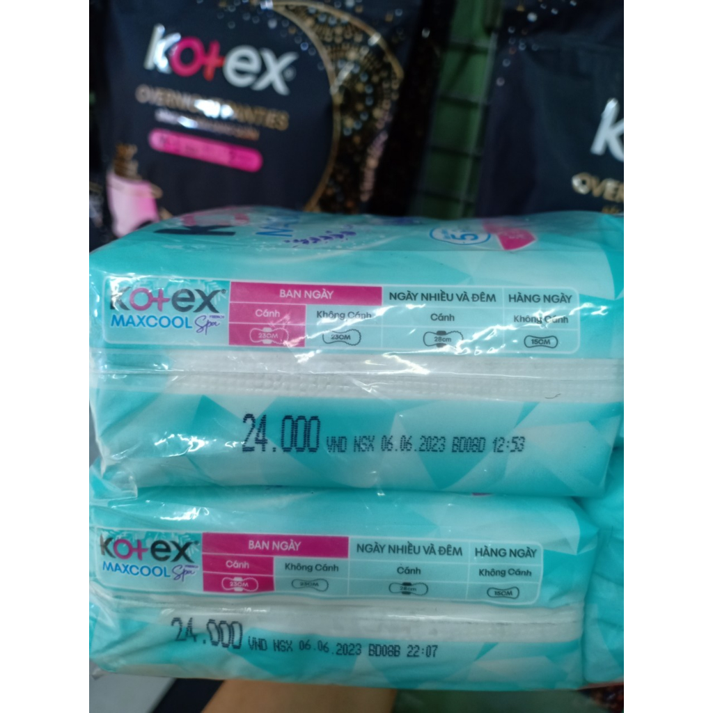 Băng vệ sinh Kotex Max Cool Có Cánh 8 miếng