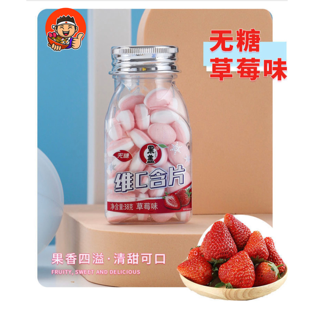 Kẹo Ngậm Bạc Hà thơm mát Vị Trái Cây/ giảm căng thẳng