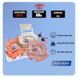  Set 2 Dây Black Bun Gấu Cưng Cho Bé Gái MiDuKid