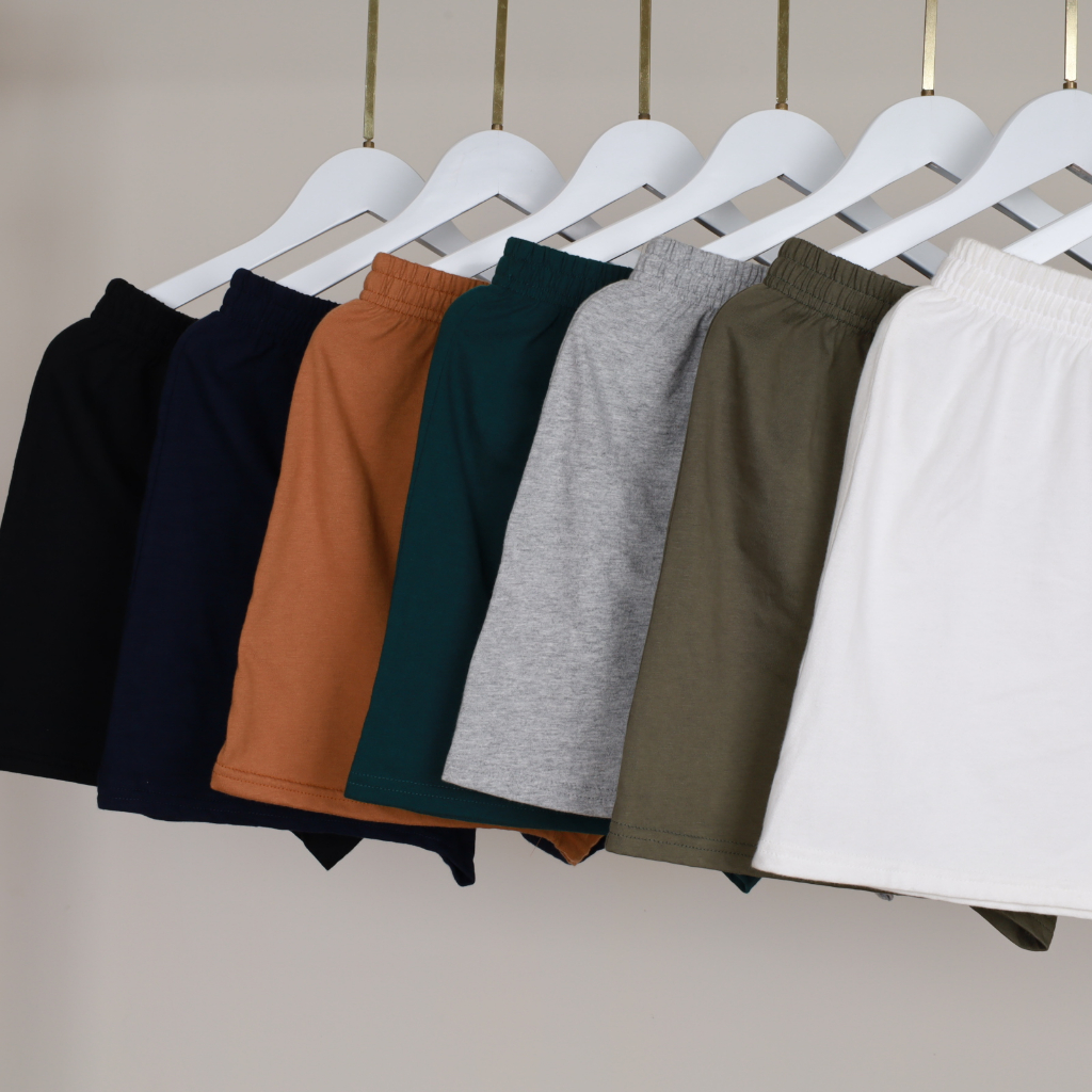 Quần Đùi Thun Màu Trơn AmericanStyle Boxer Nam Chất Vải Cotton Thấm Hút Mát Mẻ Mặc Dễ Chịu