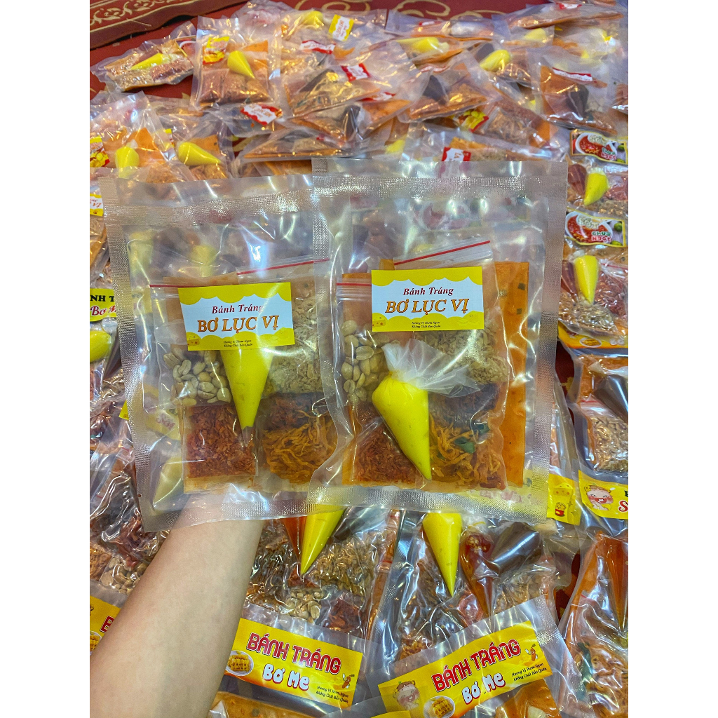 Set Bánh Tráng dẻo tôm  Bơ Lục Vị size to bé, phù hợp 4-5 người ăn Thèm gì cũng có