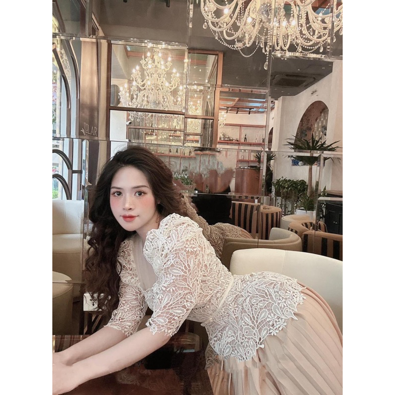 Áo ren thêu cao cấp