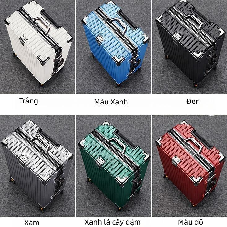 Vali khoá sập Khung Nhôm Cao cấp Nhiều mẫu mã khác nhau size20/24 bh chính hãng 1 năm