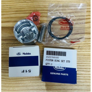 Quả xéc măng+piston máy đầm Robin Eh 09 eh12 hàng đẹp