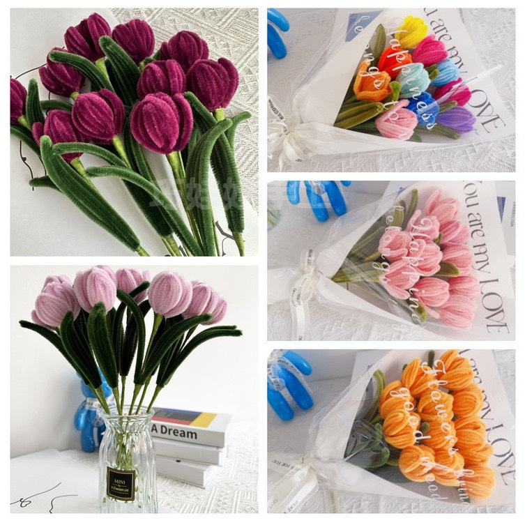 Hoa Tulip, Hoa lavende, hoa ly Derco Bằng Kẽm Nhung