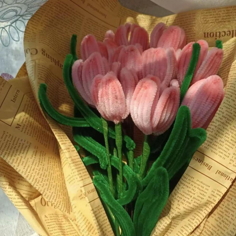 Hoa Tulip, Hoa lavende, hoa ly Derco Bằng Kẽm Nhung