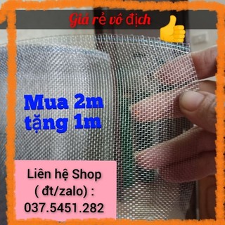 LƯỚI CHỐNG MUỖI INOX 201(1m)- bán lẻ 70k/m vuông