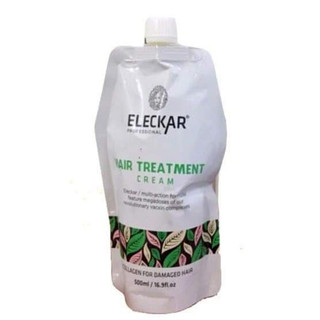 Dầu hấp phục hồi tóc vitamin complex collagen Eleckar 500ml
